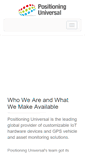 Mobile Screenshot of positioninguniversal.com
